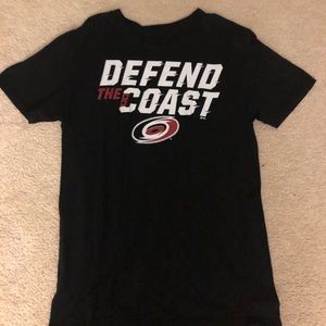 Carolina Hurricanes playoff T-shirt “Defend the coast.”
